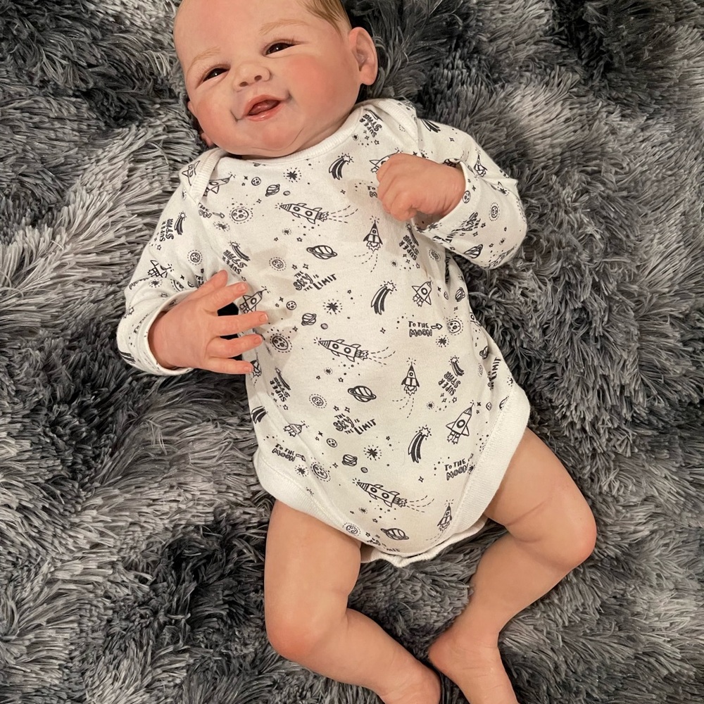 Baby Boy Reborn Doll (Vivienne) Pre-owned & Authentic